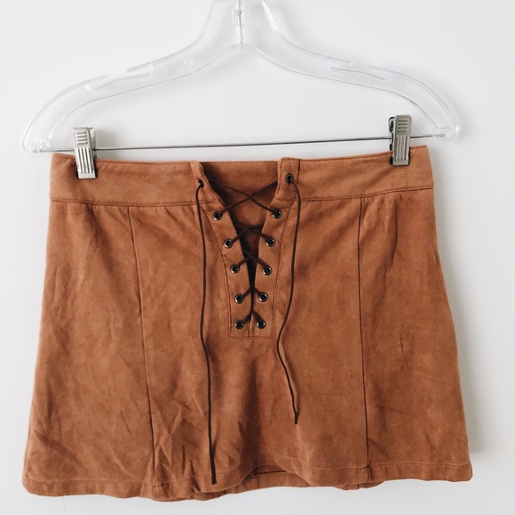 a'gaci Dresses & Skirts - AGACI | BROWN MINI SKIRT.
